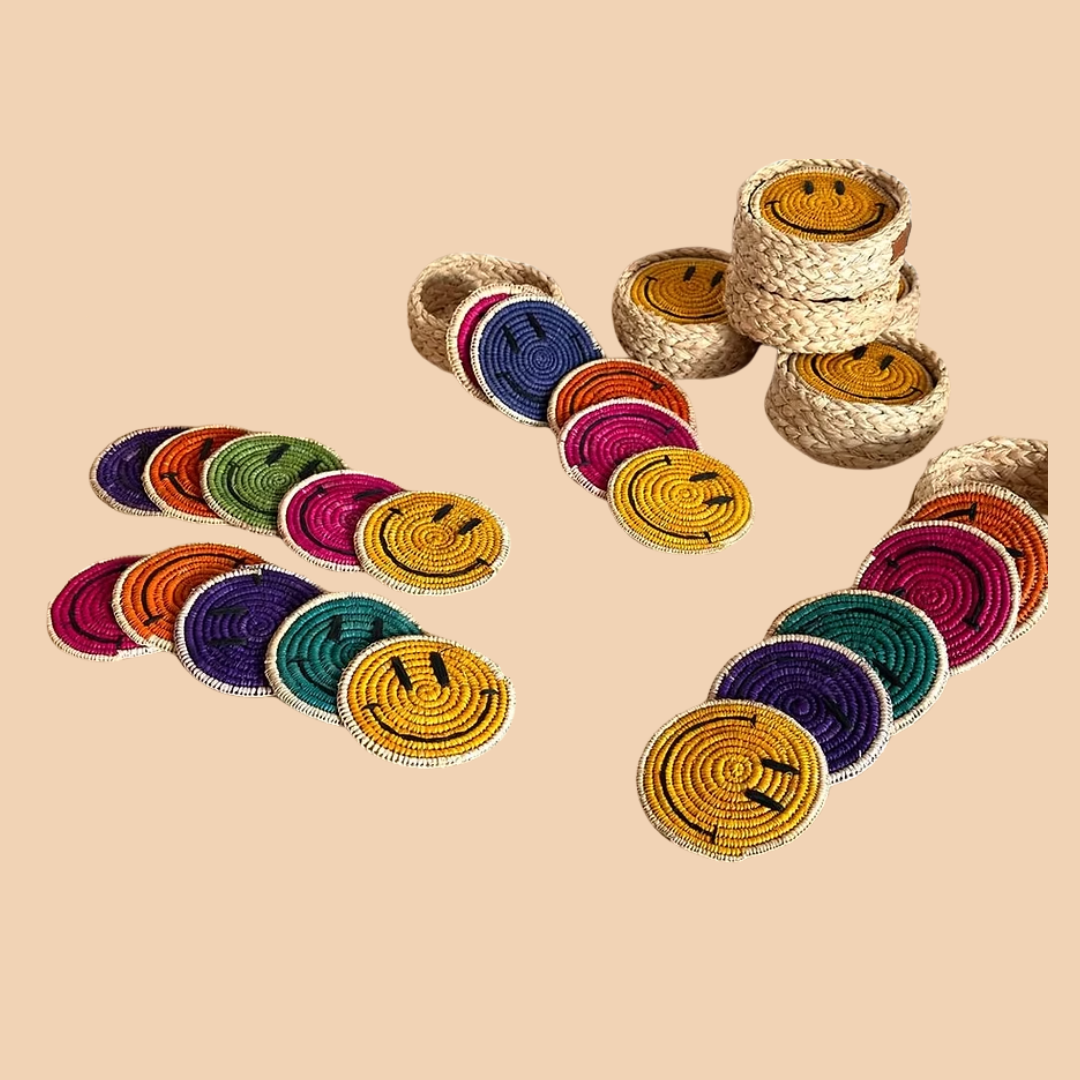 SMILEY COASTERS