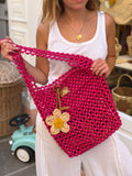 WOODEN BEADS BAG
